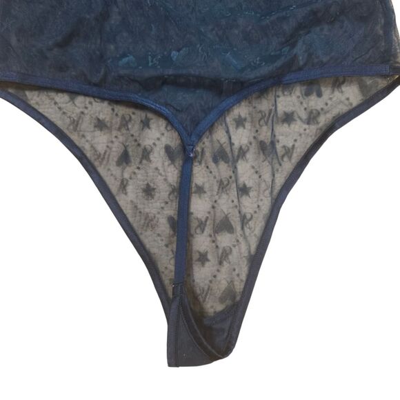 Vintage Victoria Secret G- String Teddy Green Lace Lingerie - Picture 6 of 10